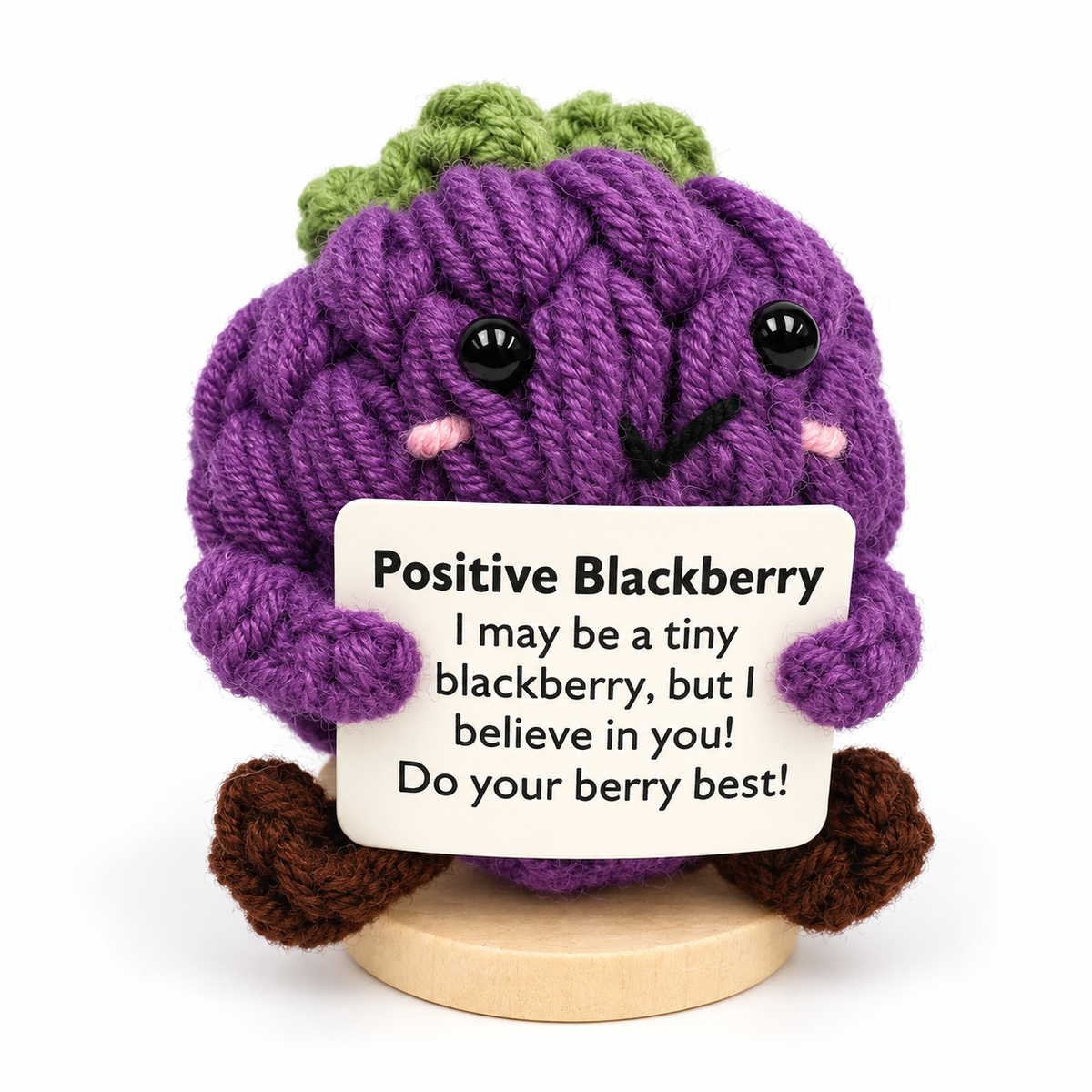Crochet Blackberry Desk Buddy
